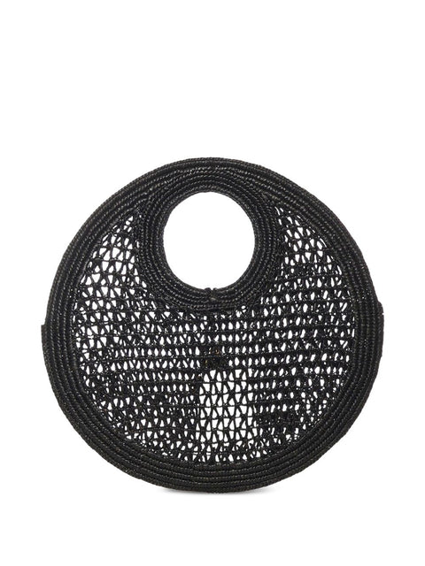 Jacquemus Spiaggia small rafia handbag