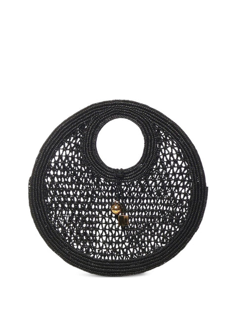 Jacquemus Spiaggia small rafia handbag