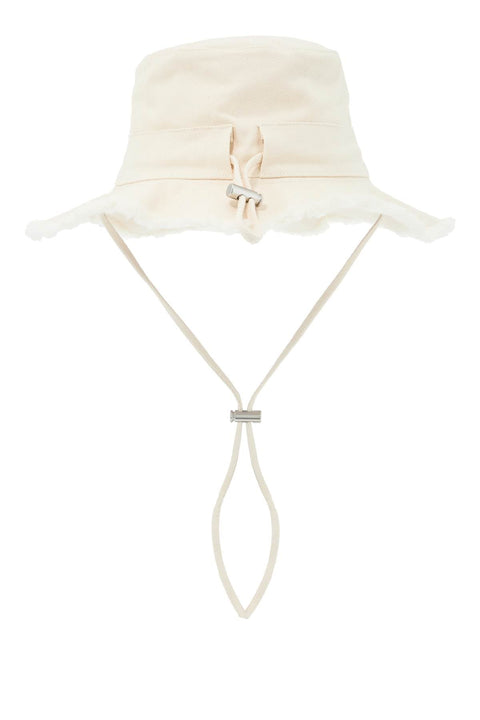 Jacquemus the artichoke bucket hat-Men > Accessories > Scarves Hats & Gloves-Jacquemus-58-White-Urbanheer