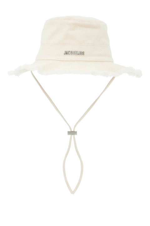 Jacquemus the artichoke bucket hat-Men > Accessories > Scarves Hats & Gloves-Jacquemus-58-White-Urbanheer