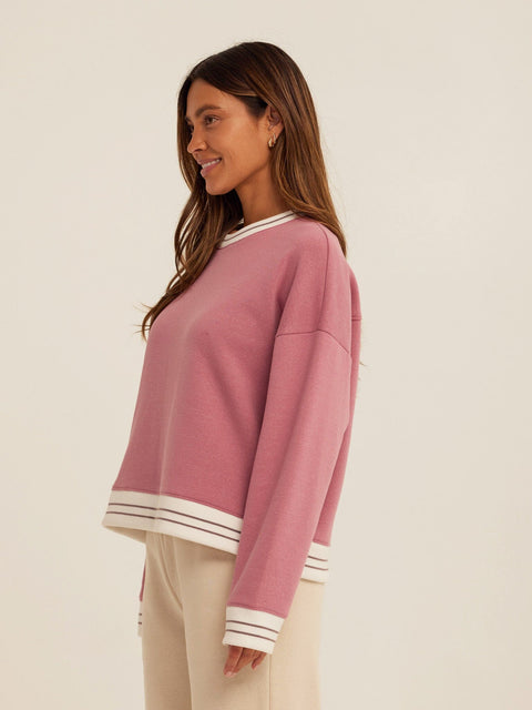 Jahmeera Triblend Fleece Collegiate Pullover