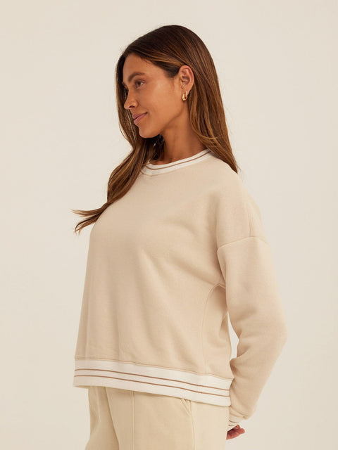 Jahmeera Triblend Fleece Collegiate Pullover