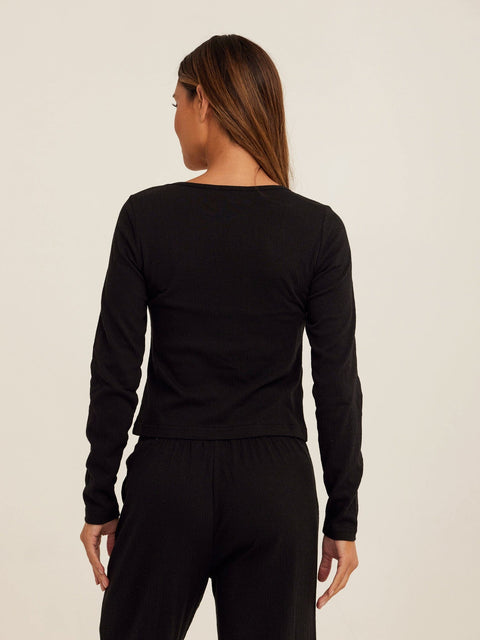 Jamila Smocked Jersey Long Sleeve