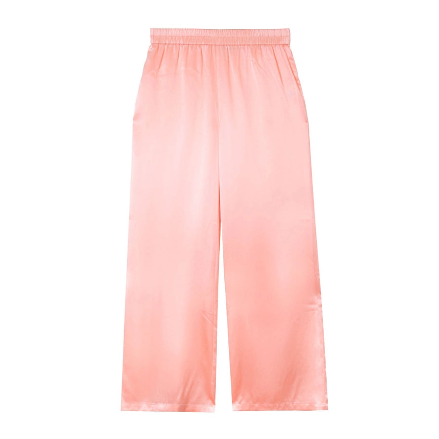 Jane Silk Pants Peach-Pants-Bel Cashmere S.C.-S-Peach-Urbanheer