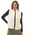 Janey Puffer Sherpa Mix Vest