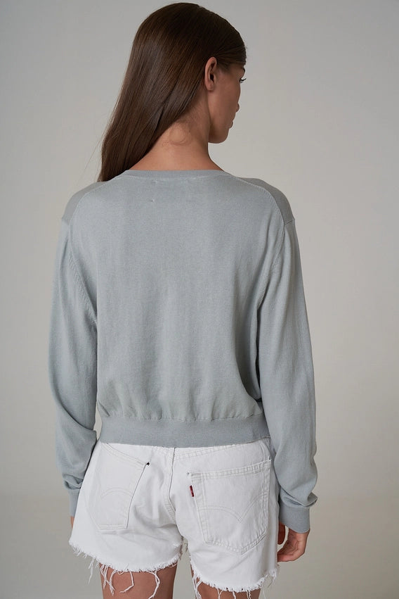 Janna Cotton Cashmere V-Neck Sweater-Sweater-Leap Concept-S-Sand-Urbanheer