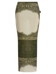 Jean Paul Gaultier Re-edition - The Green Cartouche Skirt