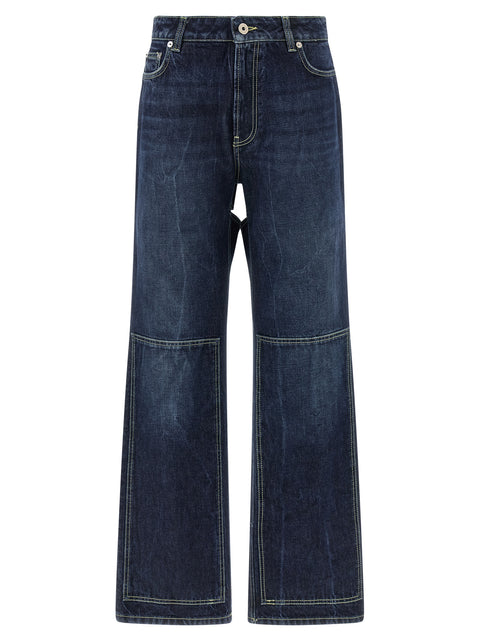 Jean Paul Gaultier The Blue Cut-out Jeans