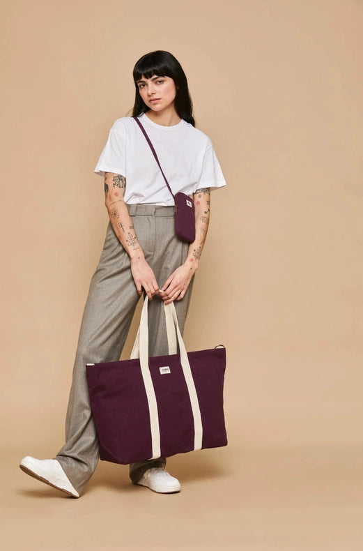 Jean Weekend Bag - 13 Colors - Autumn/Winter-Weekend Bag-Hindbag-W 60 x H 38 cm with 16 cm bottom-Sage-Urbanheer