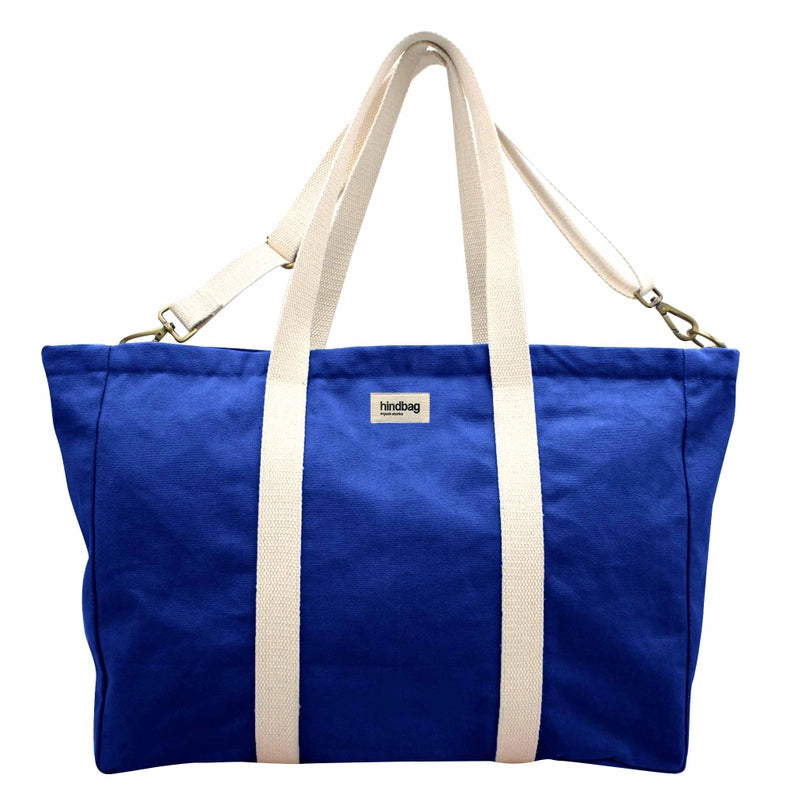 Jean Weekend Bag - 13 Colors - Autumn/Winter-Weekend Bag-Hindbag-W 60 x H 38 cm with 16 cm bottom-Electric Blue-Urbanheer