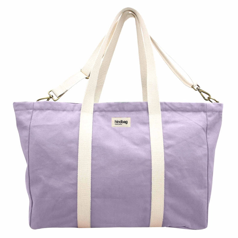 Jean Weekend Bag - 13 Colors - Autumn/Winter-Weekend Bag-Hindbag-W 60 x H 38 cm with 16 cm bottom-Lilac-Urbanheer
