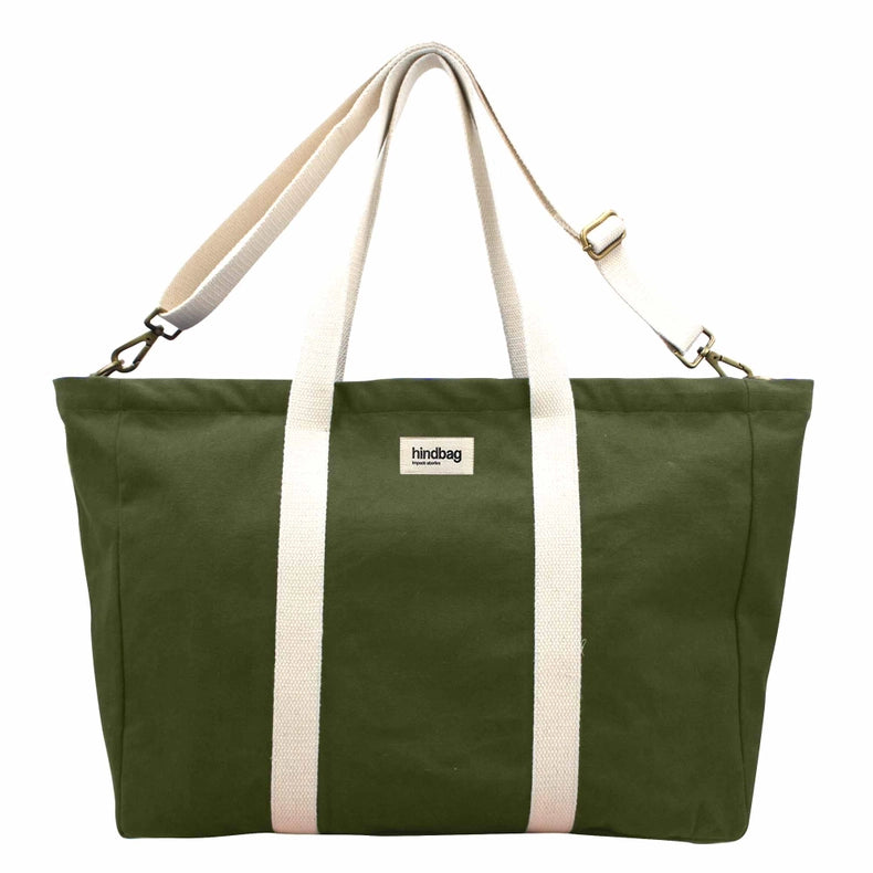 Jean Weekend Bag - 13 Colors - Autumn/Winter-Weekend Bag-Hindbag-W 60 x H 38 cm with 16 cm bottom-Olive-Urbanheer
