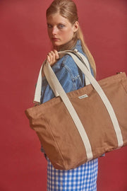 Jean Weekend Bag - 13 Colors - Autumn/Winter-Weekend Bag-Hindbag-W 60 x H 38 cm with 16 cm bottom-cinnamon-Urbanheer