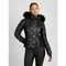 Jet Setter Quilted Down Filled Jacket W/Faux Fur