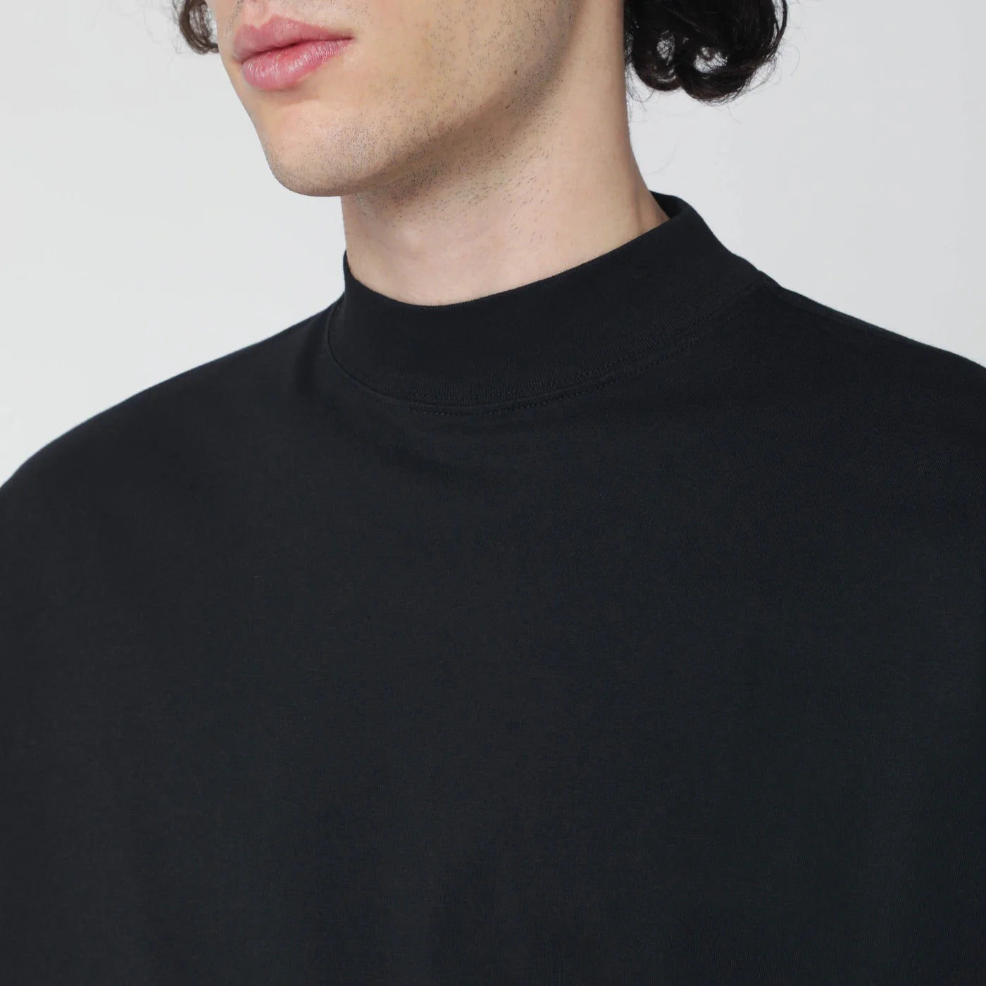 Jil Sander Black oversized cotton T-shirt