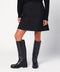 Jil Sander Black quilted skirt