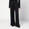 Jil Sander Black satin palazzo pants