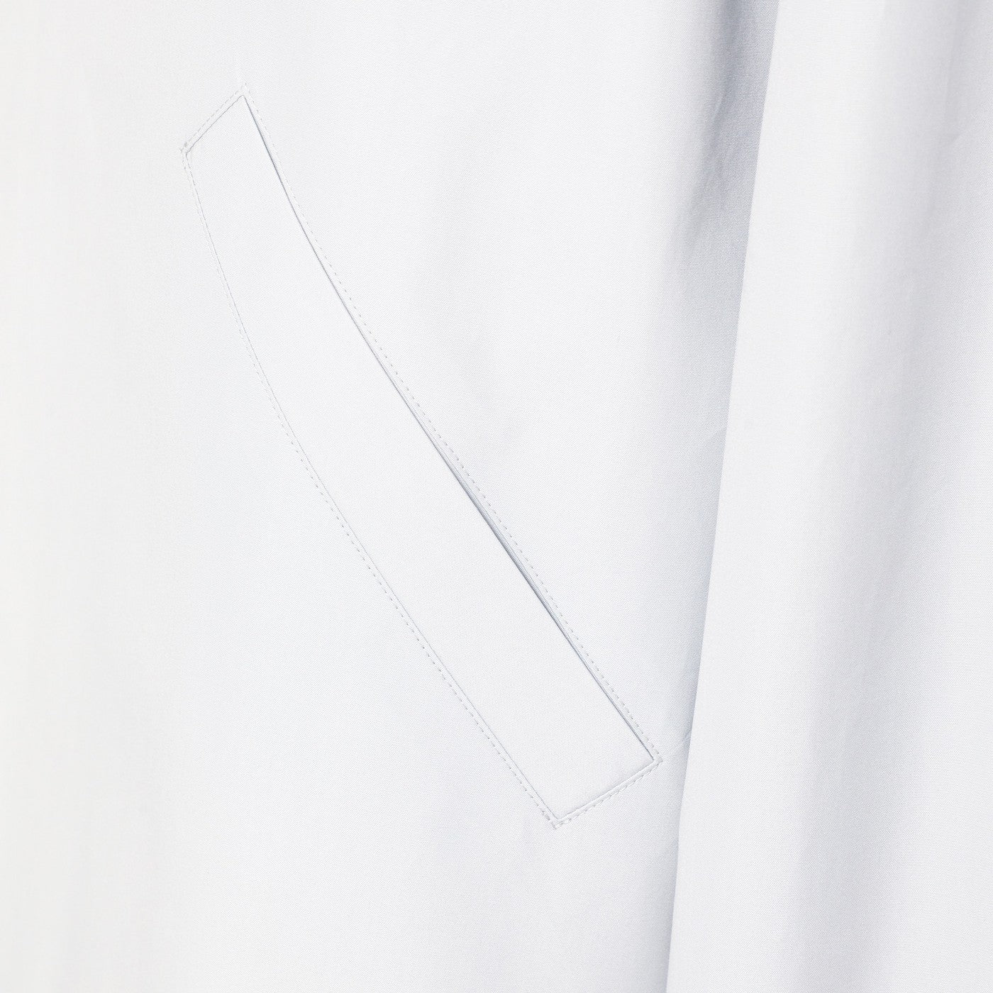 Jil Sander Light grey cotton taffeta jacket with logo