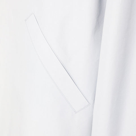 Jil Sander Light grey cotton taffeta jacket with logo