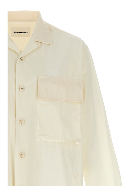 Jil Sander Logo Embroidery Shirt