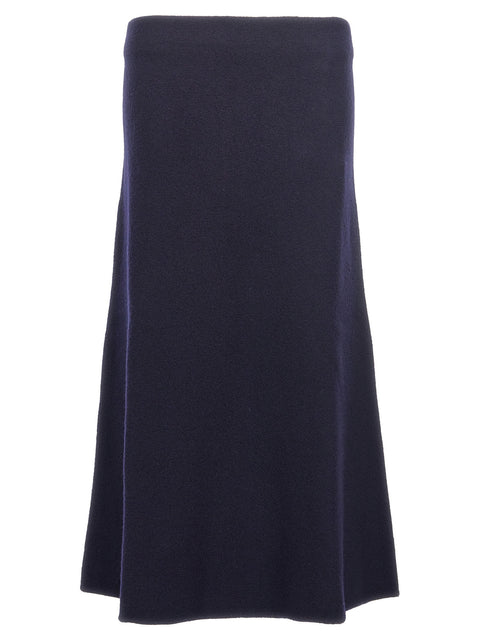 Jil Sander Long Wool Skirt