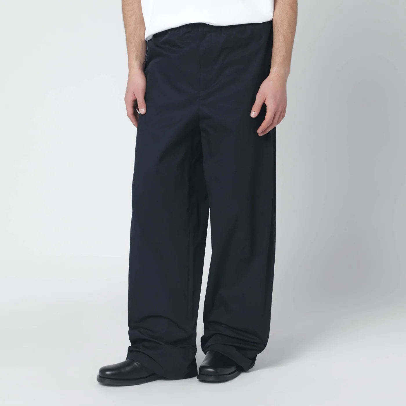 Jil Sander Midnight blue cotton trousers