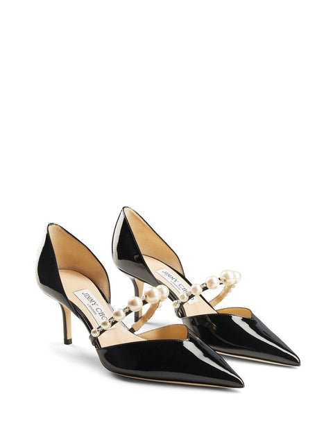 Jimmy Choo Aurelie Glittered Pumps