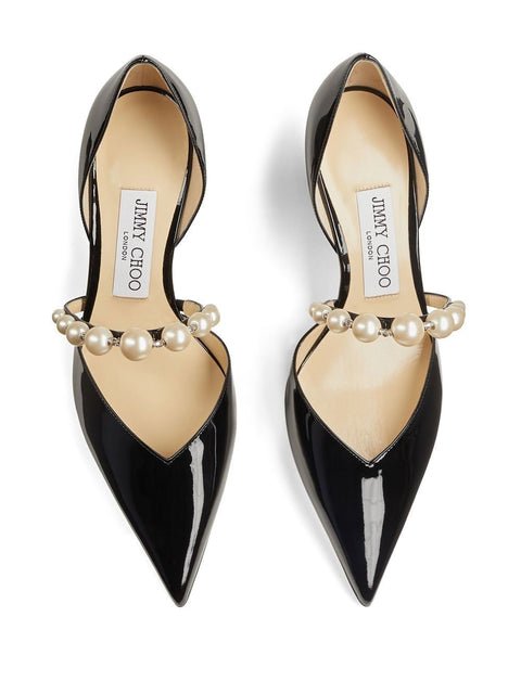 Jimmy Choo Aurelie Glittered Pumps