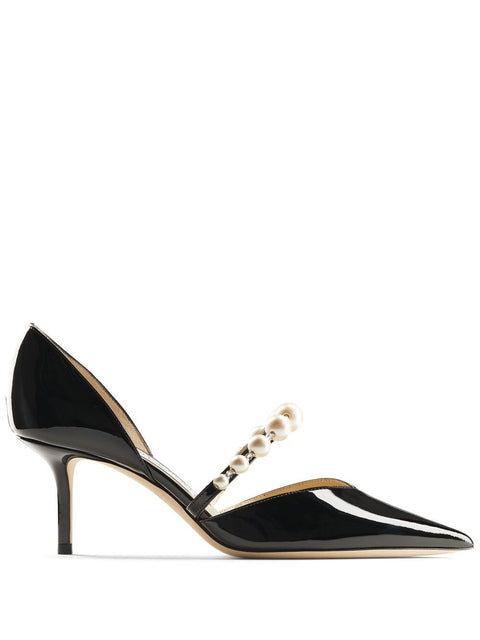 Jimmy Choo Aurelie Glittered Pumps