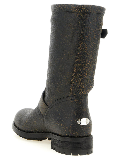 Jimmy Choo Biker Mid Ankle Boots