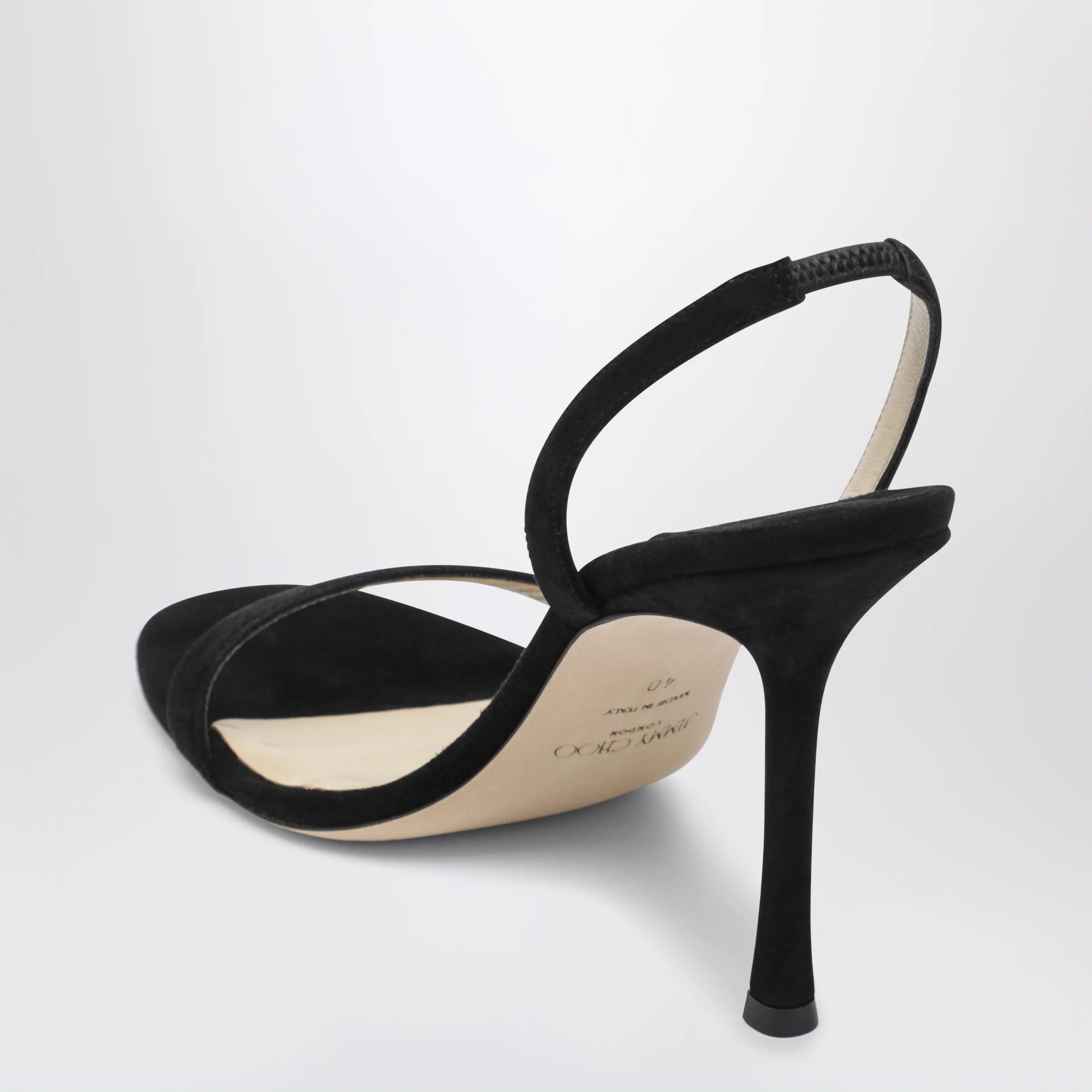 Jimmy Choo Jenn 100 black suede sandals
