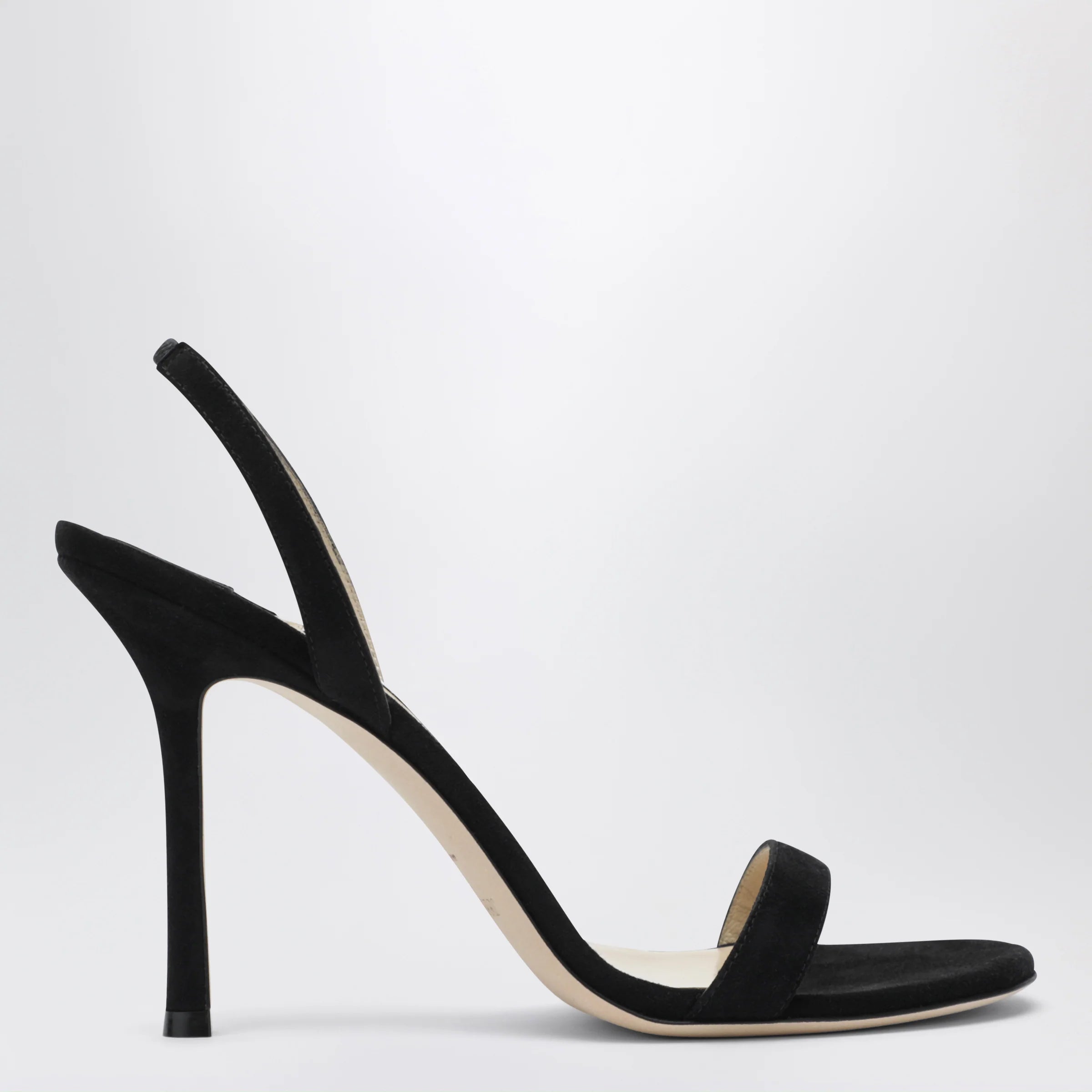 Jimmy Choo Jenn 100 black suede sandals