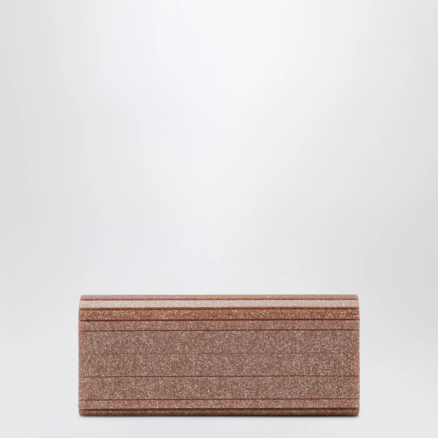 Jimmy Choo Sweetie clutch in pink glitter acrylic fabric