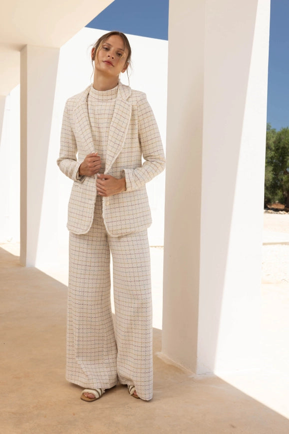 Jimmy Sirocco White Blazer-Blazer-IMPREVU-XS-Urbanheer