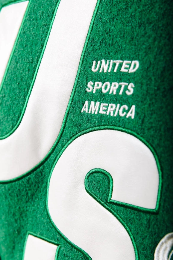 Joan Baseball Bomber Jacket | Deep Green-Jacket-Colourful Rebel-S-Deep Green-Urbanheer