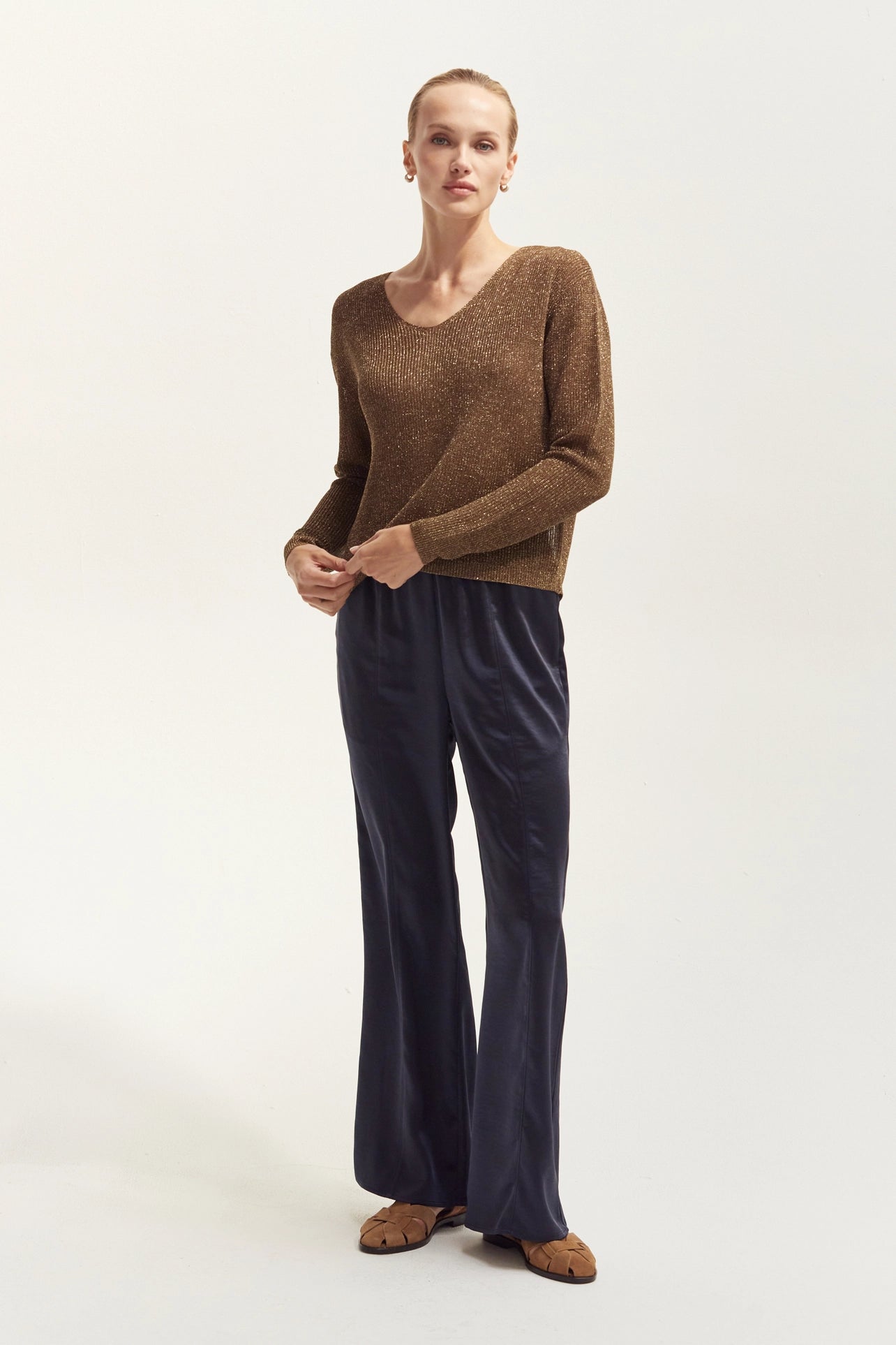 Joelene Shimmer Sweater Top