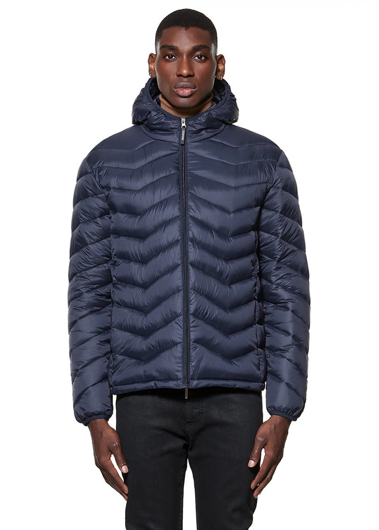 Joey Men's Eco-Down Puffer Jacket - Navy