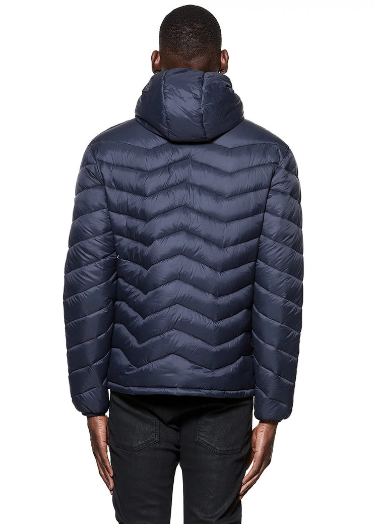Joey Men's Eco-Down Puffer Jacket - Navy