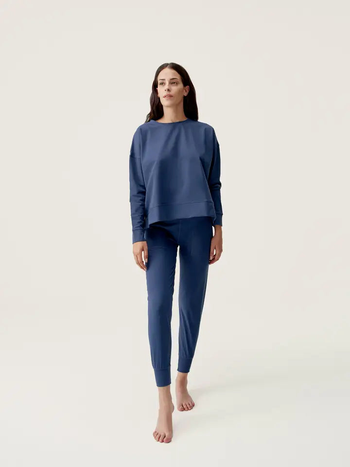 Jogger Daba Sailor Blue-Joggers-Born Living Yoga-S-Urbanheer