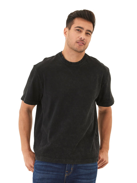 Johnny Relaxed Fit Heavyweight Mineral Wash Jersey Tee