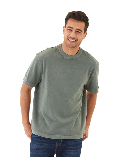 Johnny Relaxed Fit Heavyweight Mineral Wash Jersey Tee