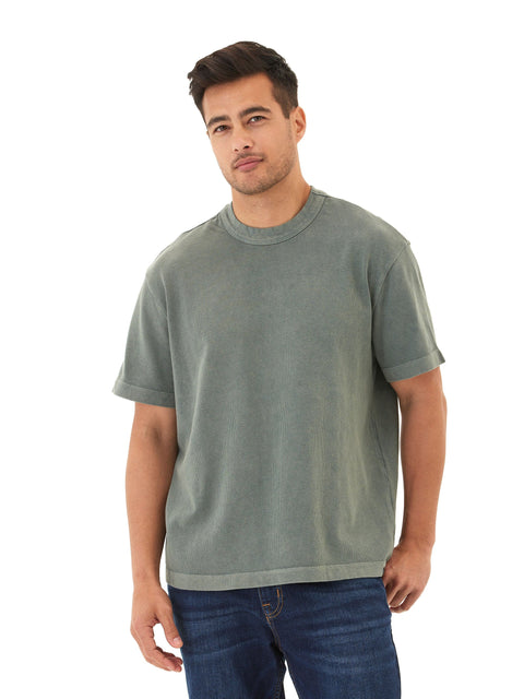 Johnny Relaxed Fit Heavyweight Mineral Wash Jersey Tee