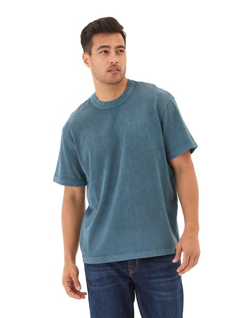 Johnny Relaxed Fit Heavyweight Mineral Wash Jersey Tee