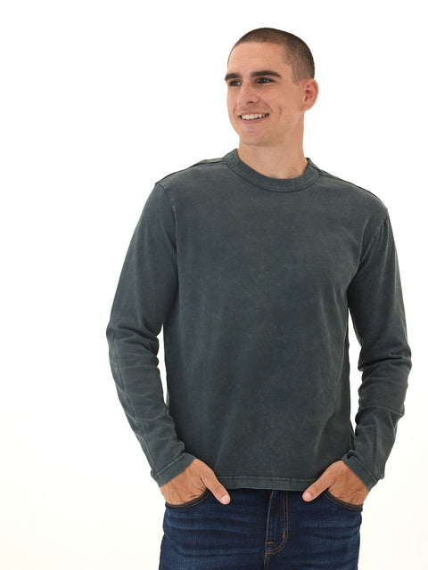 Johnny Relaxed Fit Mineral Wash Mediumweight Jersey Long Sleeve Tee