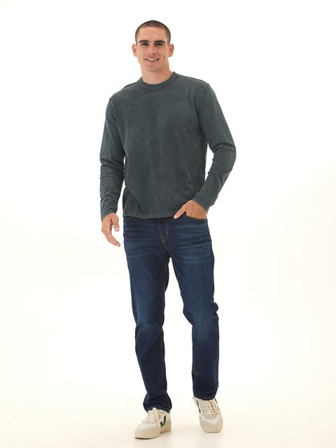Johnny Relaxed Fit Mineral Wash Mediumweight Jersey Long Sleeve Tee