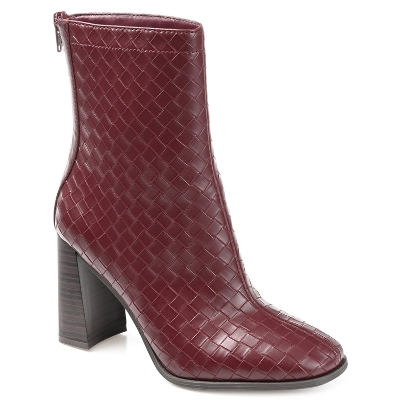 Journee Collection Women's Tru Comfort Foam™ Brielle Bootie-Booties-Journee Collection-7.5-Wine-Urbanheer
