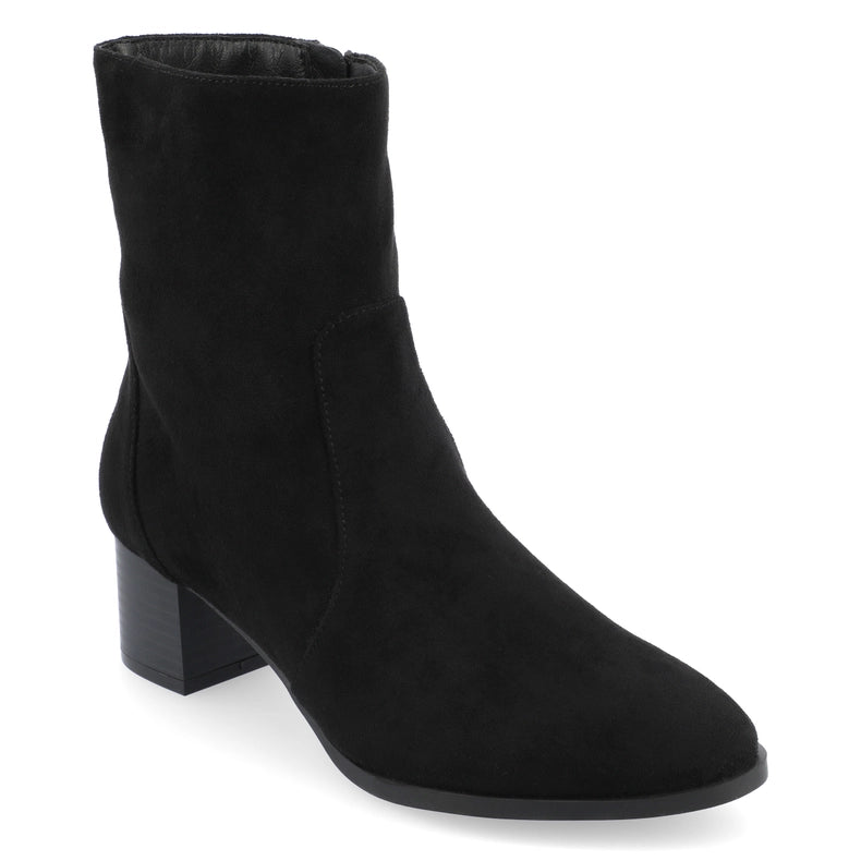 Journee Collection Women's Tru Comfort Foam™ Hayven Booties-Booties-Journee Collection-6-Black-Urbanheer