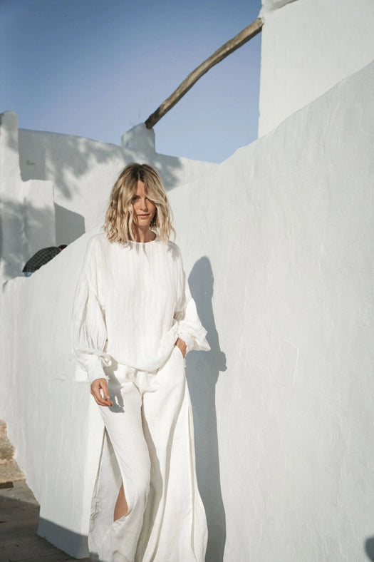 Joy Blouse-Blouse-A Perfect Nomad-S-WHITE-Urbanheer