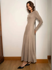 Julia Dress Sand-Dress-Bel Cashmere S.C.-L-Sand-Urbanheer