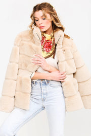 Julia Fur Jacket-Jacket-Aratta-L-Vintage Cream-Urbanheer